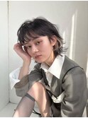 前髪ショートベリーショートミニウルフカットデジタルパーマ