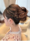 シニヨンヘアセット