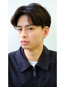 スリー スタンド(THREE STAND) 刈り上げセンターパート