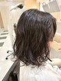 アッシュ 成瀬店(Ash) パーマをいかしたボブスタイル