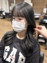 ハピネス クローバー 八木店(Happiness CLOVER)&nbsp;髪質改善/ダークグレーカラー/レイヤーカット