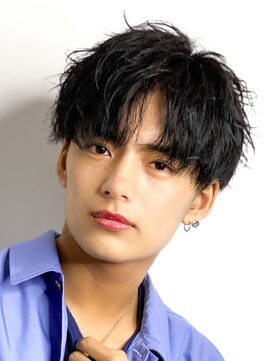 エルマーク 梅田(L-MARK) メンズパーマ/ツイストスパイラル/サーフカール/men's/眉毛