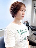 ロンド エメ 柏(Lond aimer)&nbsp;大人ガーリー/レイヤーショート/前髪白髪/20代30代40代50代/柏柏