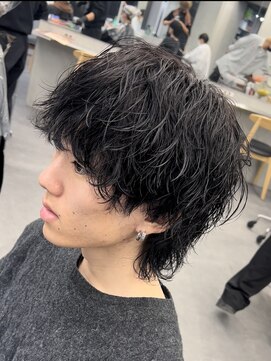 フィフス トウキョウ (fifth TOKYO) 緩めシャドウパーマメンズ縦落ち波巻きツイストスパイラルパーマ