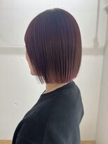 プレフル(playfull)&nbsp;【playfull*】レッドピンクフラットボブ
