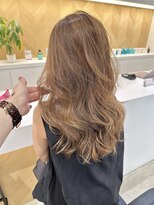 ステアケース ギンザセブン(stair:case ginza7)&nbsp;バレイヤージュ大人ハイライトミルクティーグレージュ