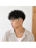 ツーブロックツイストスパイラル　20代 30代 40代 50代 60代