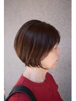ココ(qoqo) 丸みボブ おさまり重視 大人ショート