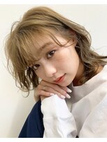 リオラヘアー(Liora hair)&nbsp;ウルフカット/ミディアム/ハイトーン/髪質改善/天神