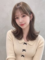 ジーナ 渋谷駅前(Zina)&nbsp;髪質改善*グレージュ大人ナチュラルショート*前髪【Zina渋谷】