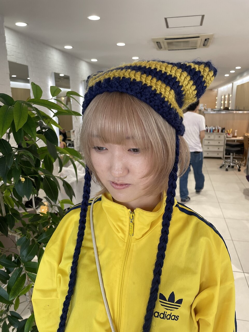 SAKI】ダブルカラー_ブリーチ：L293599057｜キジ(kiji)のヘアスタイル