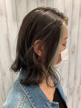 アッシュ 田無店(Ash) フェイスフレーミング×ミディボブ