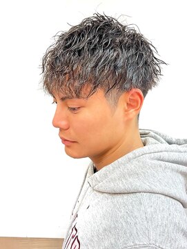 銀座マツナガ 浅草店 ツイストスパイラルパーマ/ツーブロック　マッシュアップバング