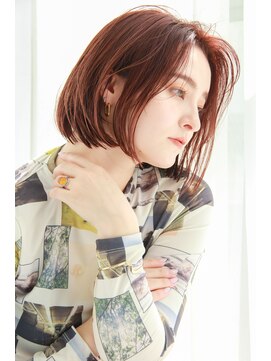 フェリア 池田(FERIA) 《FERIA 池田》横顔が美しい...ボブ / ココアベージュ