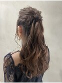 【札幌円山　ヘアセット/編み込み/ハーフアップ】