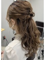 リグ 横浜(Lig.)&nbsp;編み込みハーフアップヘアセット