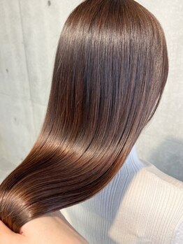 ツミキ ヘアーデザイン(TSUMIKI hair design)の写真/【縮毛矯正＋カット¥12000】毛先まで自然にまとまる柔らかい質感の縮毛矯正ならTSUMIKI★