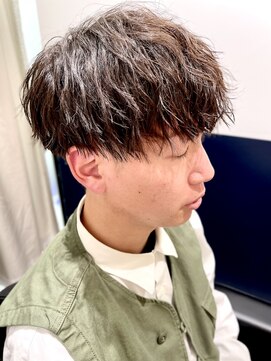 リバティシェアバーバー 銀座(LIBERTY SHARE BARBER) マッシュパーマ/ツイストスパイラル