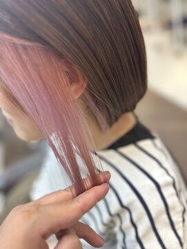 アプシー 三田駅前店(Apsee) インナーカラー/ハニーピンク