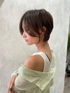 ロンドソレイユ 池袋(Lond soleil) ショート/前髪/グレーベージュ×ブリーチなし/髪質改善[池袋]