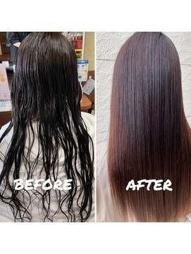 サード(ThairD) 髪質改善ストレート/アースカラー/30代40代50代