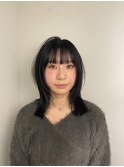 韓国アイドル風ハッシュカット