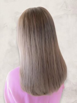 アニュー ヘア アンド ケア(a New hair&care) 大人美人艶カラーベージュ小顔カット透明感レイヤーロング