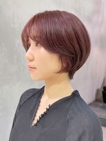 アイティーバイアルバム 北千住店(IT by ALBUM)&nbsp;ミルクティーピンクニュアンスカラーくびレイヤー_ba483581