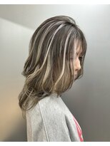 トゥイン 八王子(TWIN)&nbsp;コントラストハイライト/ホワイトグレージュ/ミニウルフ/美髪