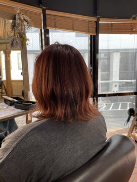 ロッソバイアルター 鎌取(ROSSO by aL-ter) 【デザインカラー/レイヤーカット/ウェットヘア】千葉香奈