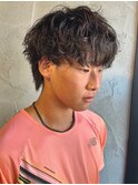 波巻きスパイラルパーマツイストスパイラルパーマシャドウパーマ