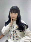 韓国風美髪ブルー♪