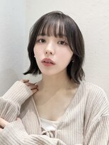 ロンド レグリーズ 立川(Lond leglise)&nbsp;ウェーブミディアム似合わせカットメルティカラーボブ/立川
