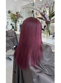 AO hair  ビビッドレッド