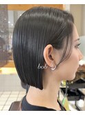 20代30代大人可愛い小顔 ショートカット切りっぱなしボブ