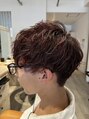 ヘアー アーキ(HAIR ARCHI) シャドーパーマｘハイライトxレッドカラー