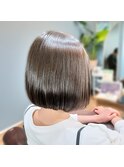ショート縮毛矯正☆艶ボブ