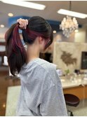 黒髪×インナーでさりげなく遊ぶ