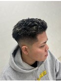 フェードスタイル パーマ&メッシュ
