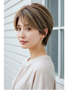 ネックス 表参道本店(nex) #ハイライト#白髪ぼかし#白髪染め#表参道駅#30代#40代#50代#60代