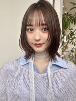 【MINX】くびれヘア＋くすみベージュハイライトカラー_銀座