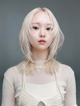 アルバム 渋谷パルコ(ALBUM) ホワイトブロンドレイヤー_F0828