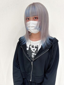 アンド(and.) ホワイト×水色