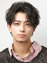 オーシャントーキョー 原宿(OCEAN TOKYO) 波巻きパーマメンズツイストスパイラルパーマセンターパート