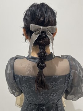 ケンジ 横浜(KENJE) ふわっと編みおろしアレンジ