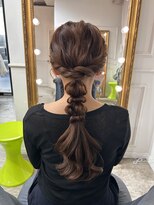 セット アンド バイ ルゥーダ 品川駅前店(SET and..by Rouxda.)&nbsp;編み下ろしアレンジ