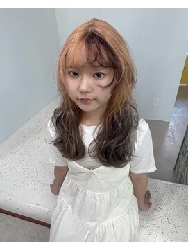 クリム(qulim) シャーベットオレンジ×ブラウンデザイン