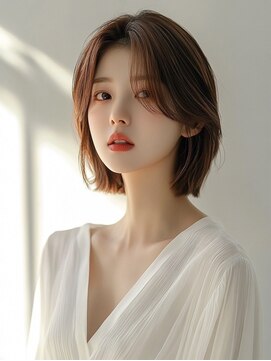 e.m.a プレミアムビューティーサロン 栄駅店(e.m.a PREMIUM BEAUTY SALON) ボブ/イメチェン/外ハネボブ/美髪/ワイドバング/髪型