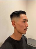メンズショート×スキンフェード