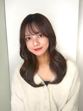 韓国風レイヤー/小顔/前髪